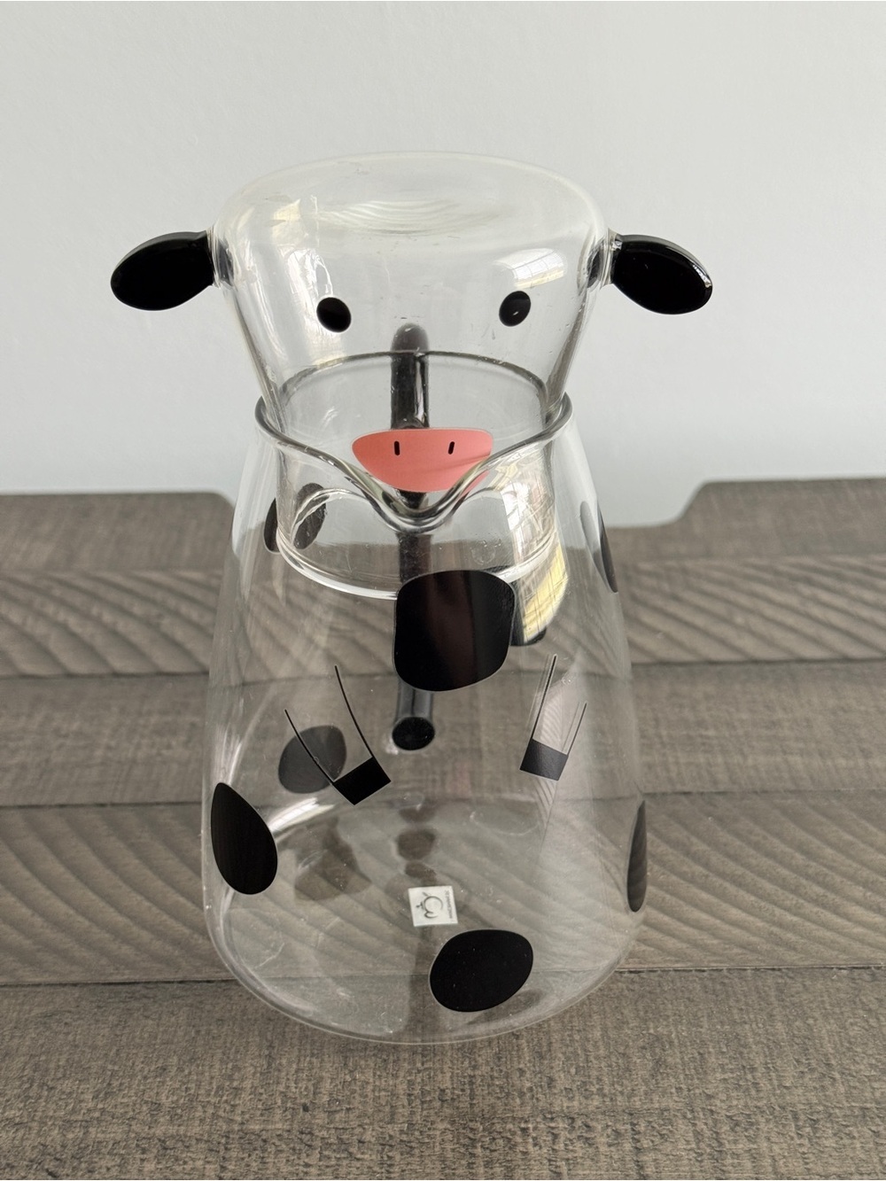 Cow Carafe Pitcher Cow Water Pitcher With Cup Bedside Water Carafe Cow Glass Set
